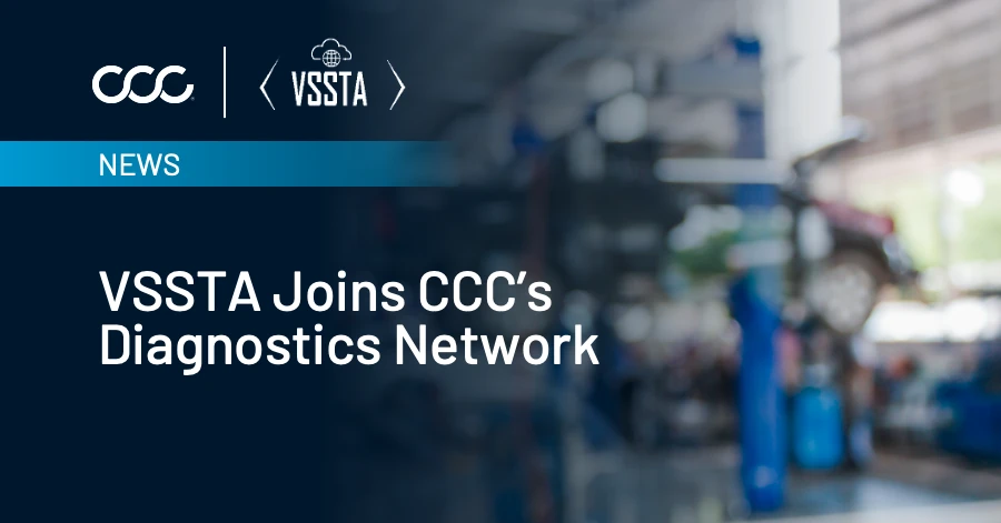 CCC Intelligent Solutions Adds VSSTA to Diagnostics Network