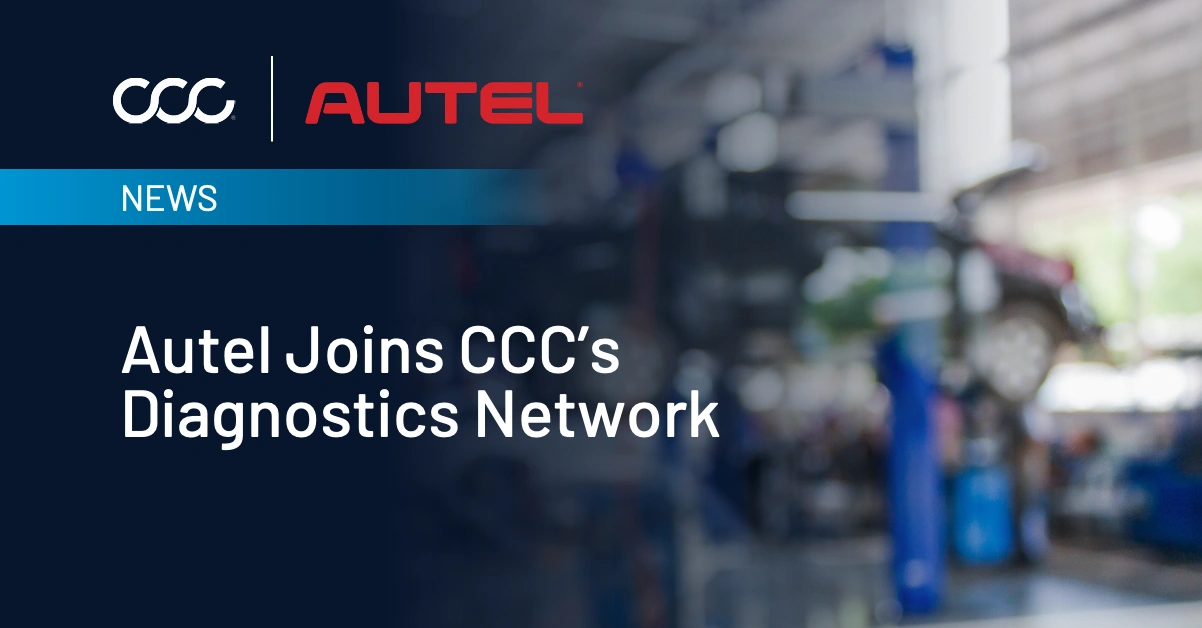 CCC Intelligent Solutions Adds Autel to Diagnostics Network