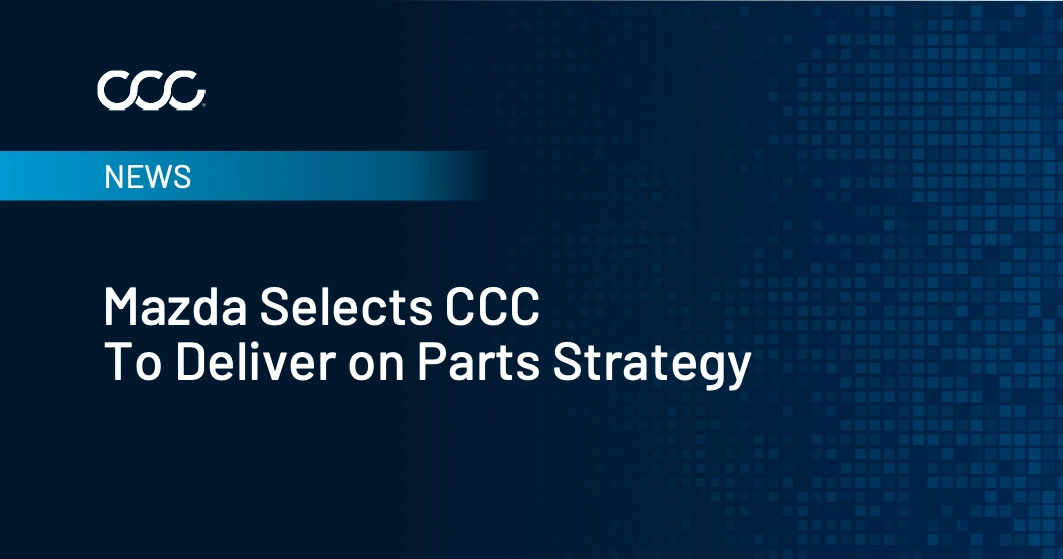 Mazda Selects CCC Intelligent Solutions to Deliver on Parts Strategy