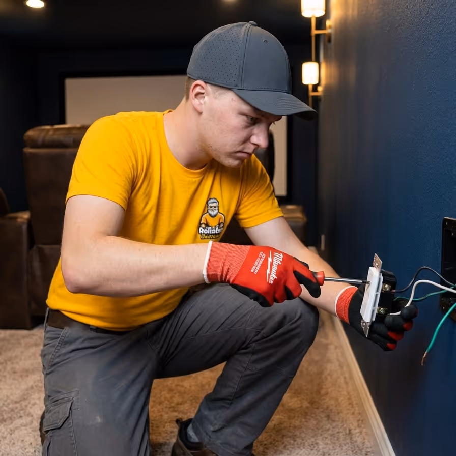 Entertainment center wiring