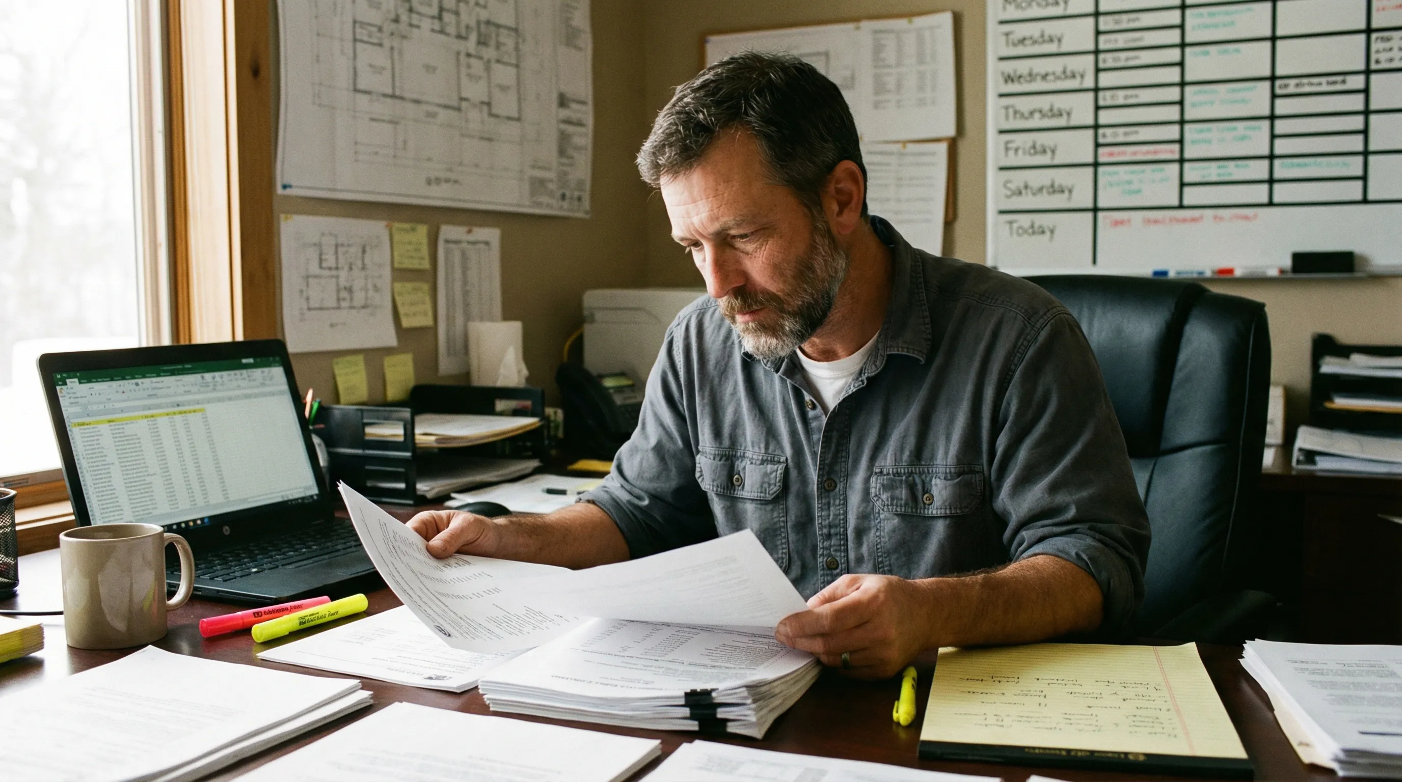 A contractor improving his user reviews by following client scripts