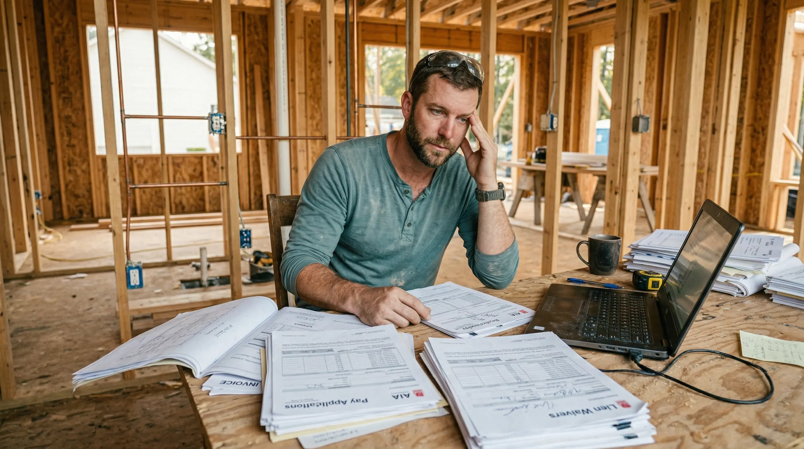 A trades person using client communication scripts to improve their review ratings