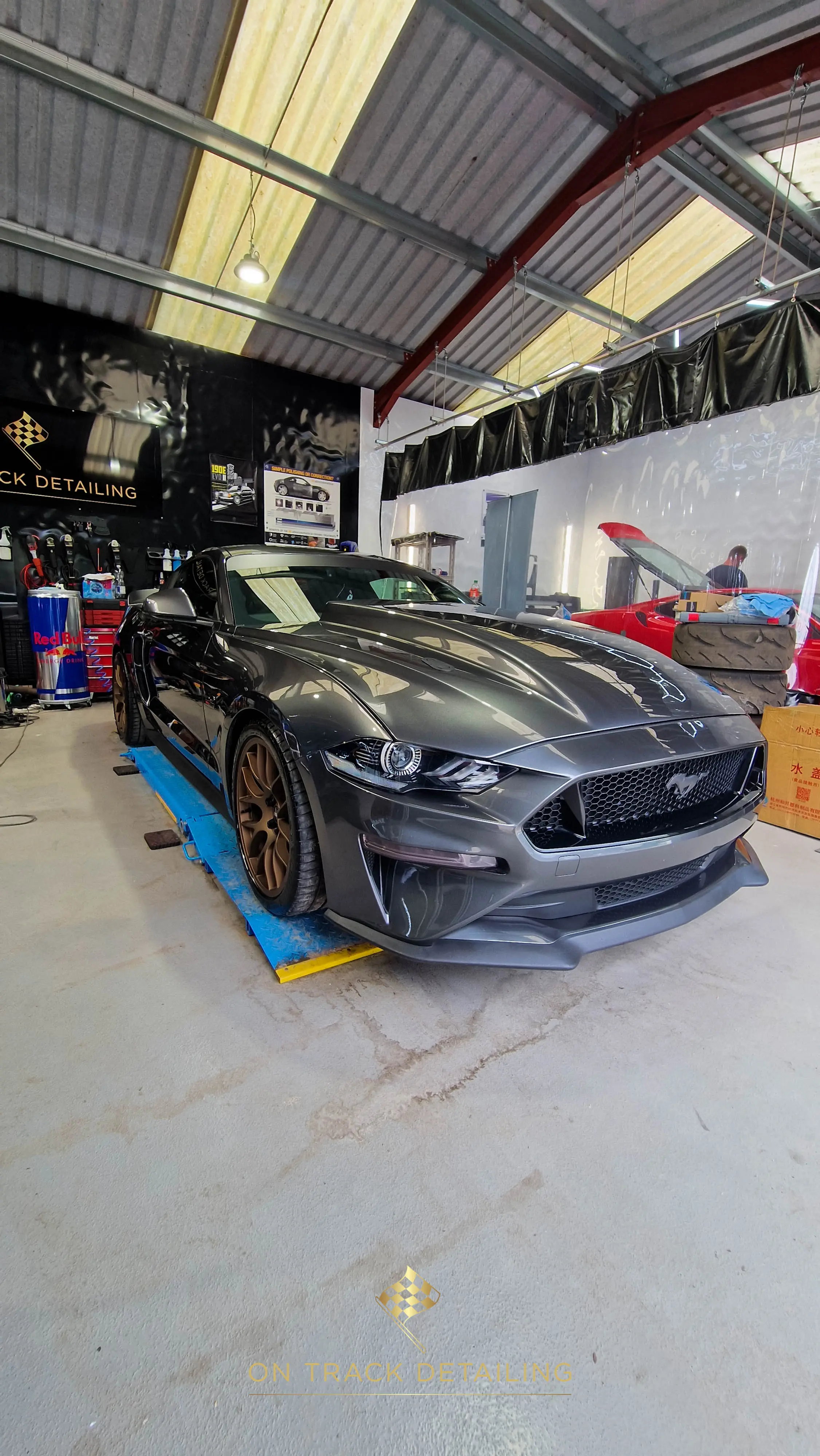 Ford Mustang detailing polishing ceramic coating
