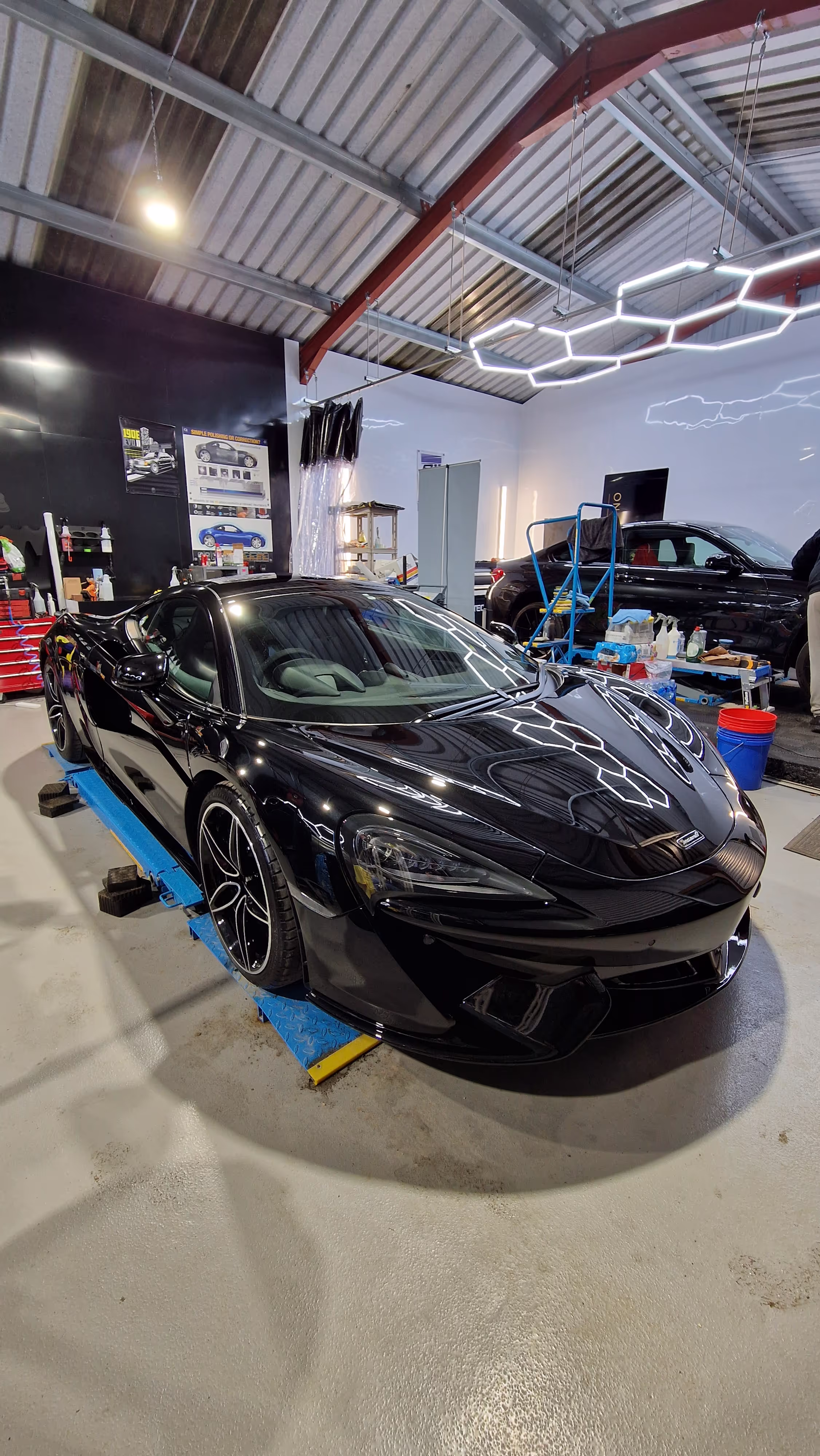 McLaren detailing PPF & polishing ceramic coating Berkshire London Reading