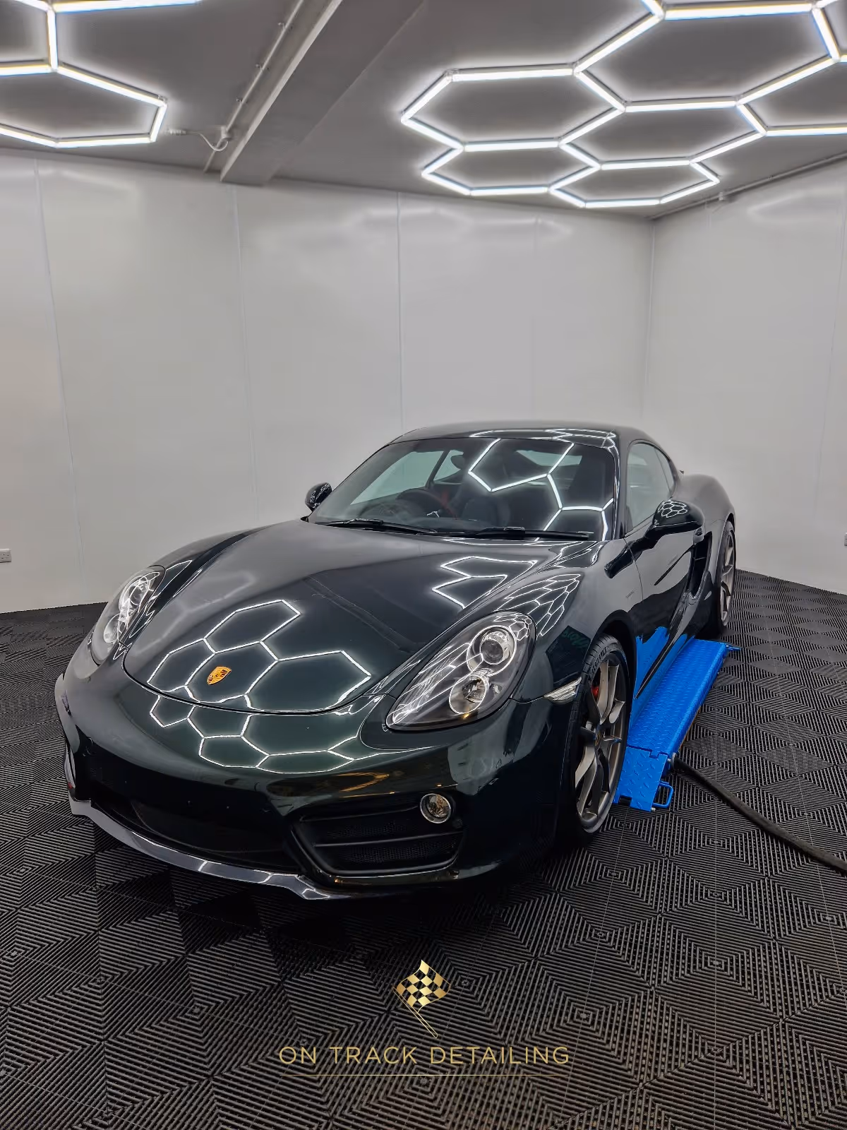 Porsche Cayman S ProFilm Green Diamond PPF Paint Protection Film Berkshire Reading Newbury London Basingstoke