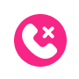 A missed call icon representing missed calls from potential clients.