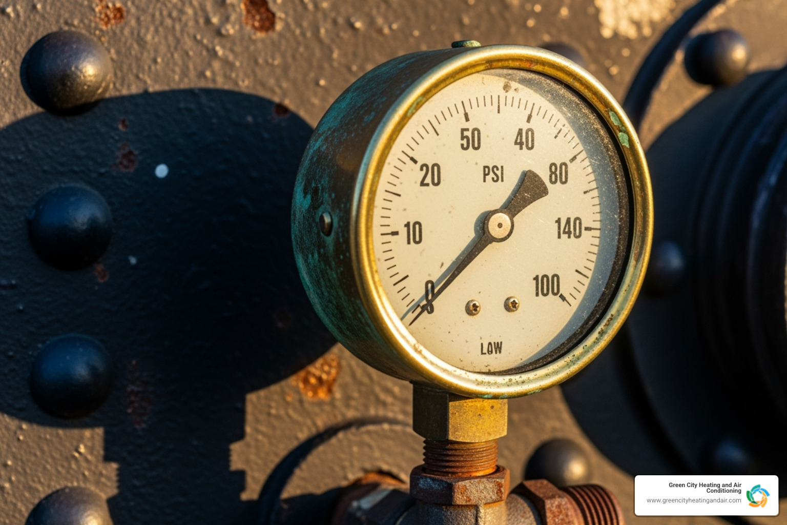 pressure gauge showing low pressure on a boiler - boiler repair seattle wa pressure gauge showing low pressure on a boiler - boiler repair seattle wa