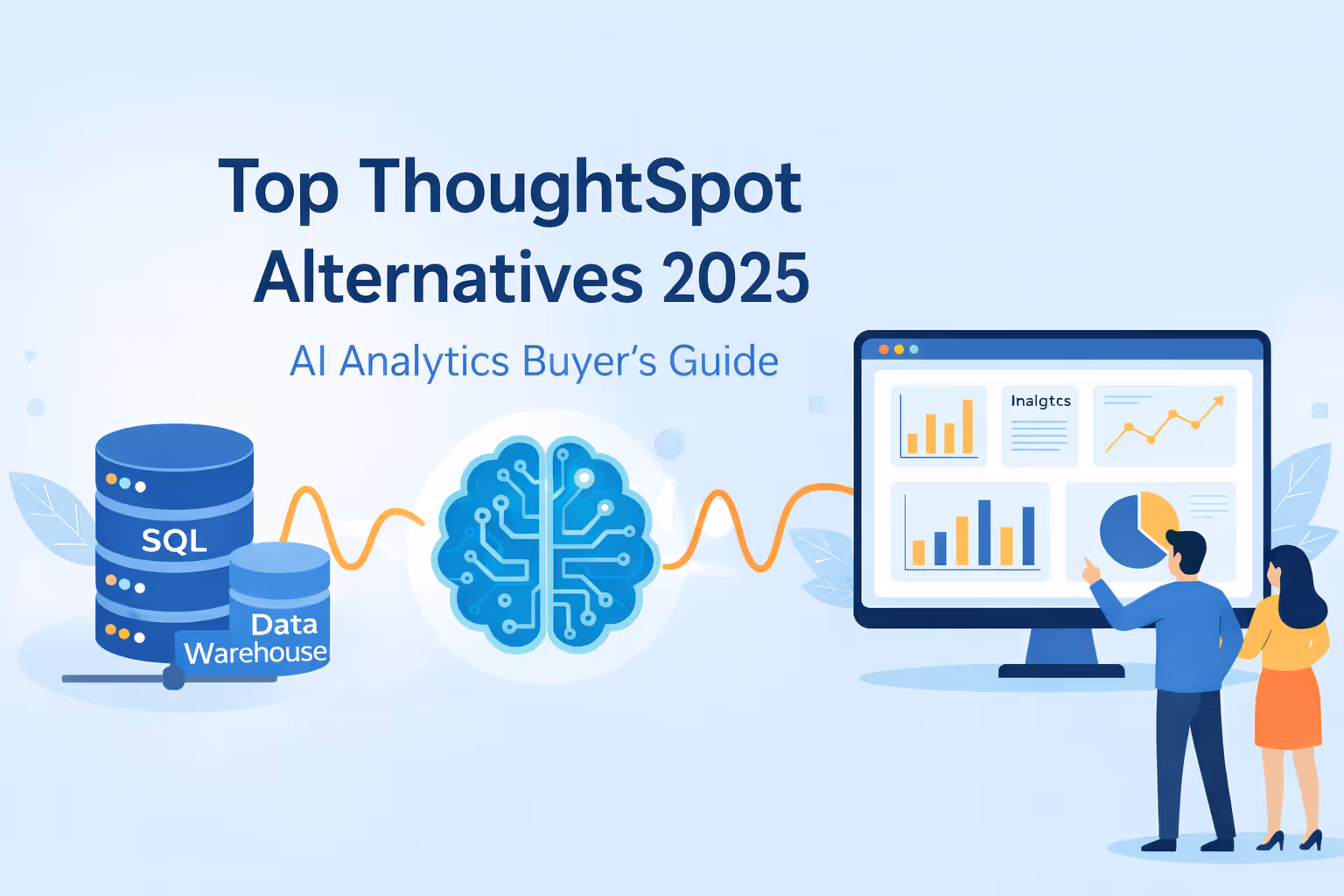 Top ThoughtSpot Alternatives in 2025 (Compared for AI Analytics Buyers)