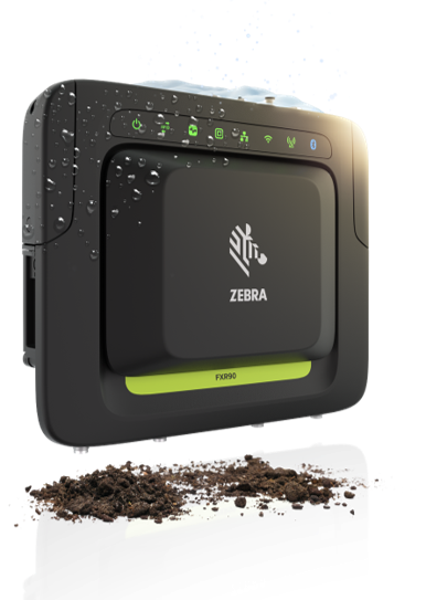Optimize your processes with the Zebra FXR90 UHF | RAIN RFID Reader – extremely rugged, offering high-precision location tracking, seamless integration, and reliable data capture for logistics, manufacturing, and harsh industrial environments. Designed for demanding Industry 4.0 applications, the FXR90 RFID Reader is a leader in the Auto-ID sector with its precise RFID data collection.