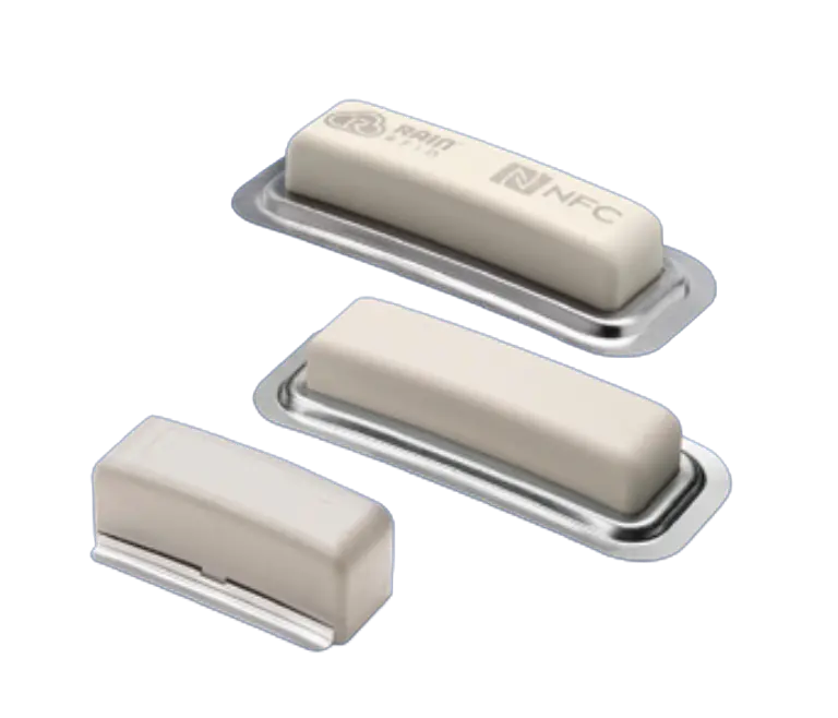 The HID Exo Keg Tag is a rugged UHF or dual-frequency (UHF+NFC) RFID transponder / tag designed for welded mounting on steel kegs, drums, and cylinders. With IP68 protection, up to 10 m read range, and resistance to chemicals and extreme temperatures, it ensures reliable asset tracking in demanding environments.