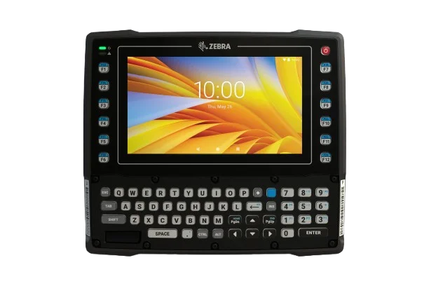 Der Zebra VC8300 ist ein ultra-robuster Vehicle Mount Computer mit 8-Zoll-HD-Touchdisplay, integrierter Tastatur und vielseitigen Montagemöglichkeiten für anspruchsvolle Fahrzeugumgebungen.