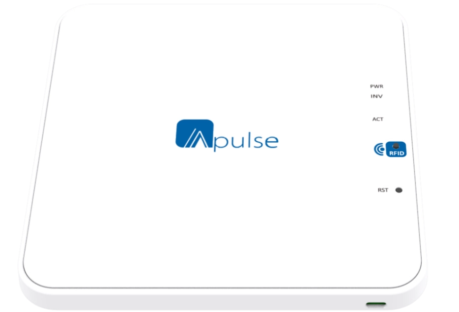 The Apulse Air41 is a slim, plug-and-play UHF RAIN RFID desktop reader with USB-C connectivity, real-time feedback, and versatile performance for modern workplaces.