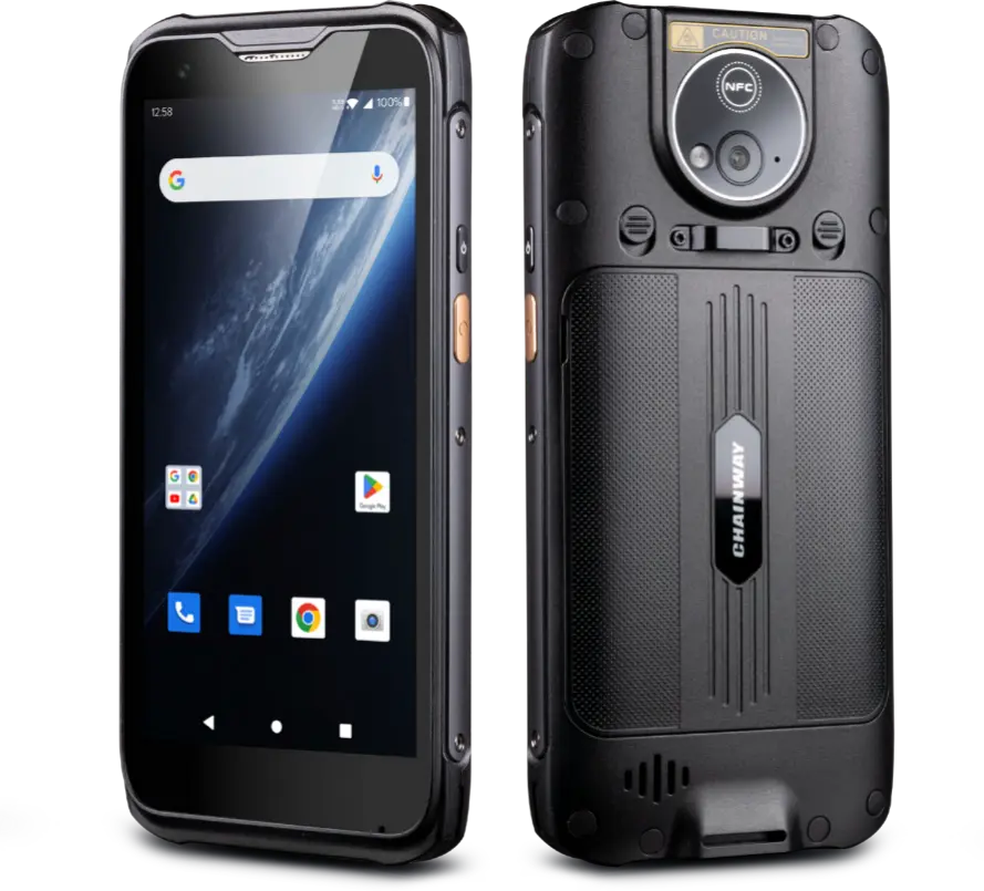 Der Chainway MC95 ist ein robustes HF/NFC-Handheld-Lesegerät, das für den Einsatz in anspruchsvollen professionellen Umgebungen entwickelt wurde. Angetrieben von einem 2,0-GHz-Octa-Core-Prozessor und dem Betriebssystem Android 12 bietet es eine reibungslose Leistung auf seinem 5,5 Zoll großen HD-Touchscreen, der sich auch mit Handschuhen und nassen Händen bedienen lässt. Ein austauschbarer 5.000-mAh-Akku sorgt für eine lange Betriebszeit, während die Schutzart IP68 und eine Fallfestigkeit von 1,5 Metern eine außergewöhnliche Langlebigkeit gewährleisten. Dank seiner fortschrittlichen drahtlosen Konnektivität, seiner präzisen GNSS-Positionierung und seines optionalen 1D/2D-Barcode-Scannings eignet sich der MC95 perfekt für Logistik, Lagerhaltung, Einzelhandel und Außendienstaufgaben.