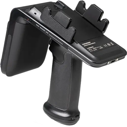 The Chainway R6 is a high-performance UHF/RAIN RFID sled reader designed to transform any Android or iOS smartphone into a professional data-collection device. Powered by Impinj E-Series technology, it delivers strong read performance with distances of up to 13 meters and supports fast reading rates for large-volume RFID tasks. The R6 features Bluetooth LE 5.0, USB Type-C connectivity, a removable 5200 mAh battery, and optional 2D barcode scanning, making it a versatile and ergonomic solution for asset tracking, warehouse management, logistics, manufacturing, and fleet operations.