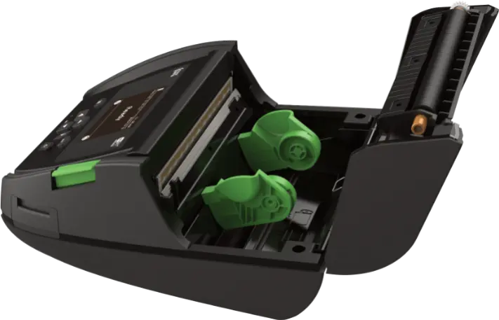 The TSC Alpha-40L RFID is a rugged mobile UHF/RFID label printer designed for fast, reliable printing and encoding in demanding environments. Fully compliant with GS1 EPC Gen2 v2 and ISO 18000-63, it supports a wide range of RFID inlays and features industry-leading auto-calibration for effortless setup. Built for mobility, the Alpha-40L RFID offers MFi Bluetooth 5.0, dual-band Wi-Fi, and a durable IP54-rated housing with drop resistance up to 1.8 meters. Its high-capacity smart battery ensures all-day performance, while SOTI Connect and TSC Console enable efficient remote fleet management. Ideal for logistics, retail, healthcare, manufacturing, and field operations, it delivers dependable, on-the-go RFID labeling wherever it’s needed.