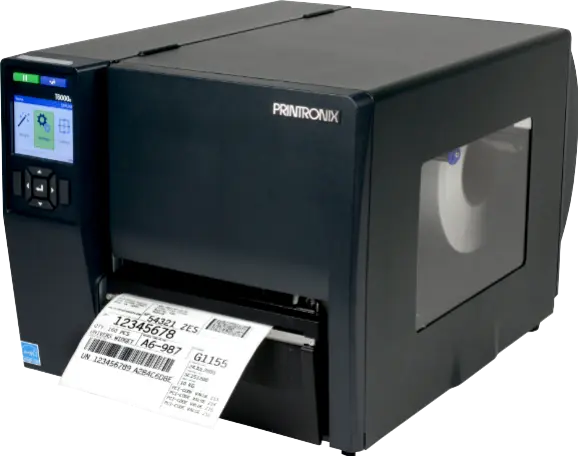 The TSC T6000e is a high-performance industrial UHF RAIN RFID printer engineered for demanding, high-volume labeling environments, offering 4-inch and 6-inch configurations with resolutions up to 600 dpi and print speeds suitable for producing up to 10,000 labels per day. Supporting GS1 EPC Gen2 v2 / ISO 18000-63 RFID encoding, it prints and encodes standard and on-metal RFID labels with automated overstrike of failed tags, while an optional fully integrated ODV-2D barcode verifier grades and validates every label to ISO standards. With broad connectivity options including Ethernet, USB, serial, and optional Wi-Fi, support for major printer languages, remote device management, and the ability to print, encode RFID, and verify barcodes in a single pass, the T6000e delivers exceptional speed, reliability, and cost efficiency for logistics, manufacturing, warehousing, and supply chain operations.