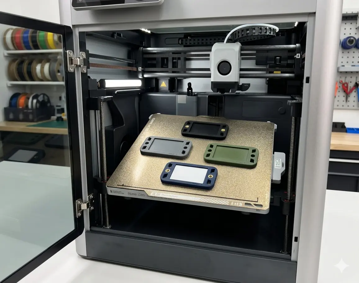 3D gedruckte RFID Transponder von IDCRAFT – individuelle Gehäuselösungen für UHF und HF | NFC RFID Tags, gefertigt im FDM-3D-Druckverfahren für projektspezifische Anwendungen.