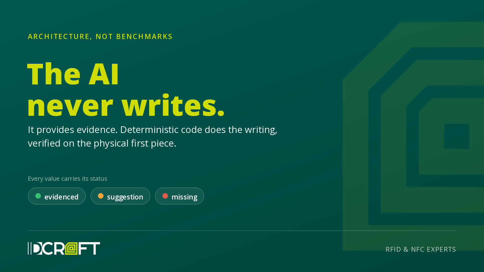 Why the AI must never write: local language models in production