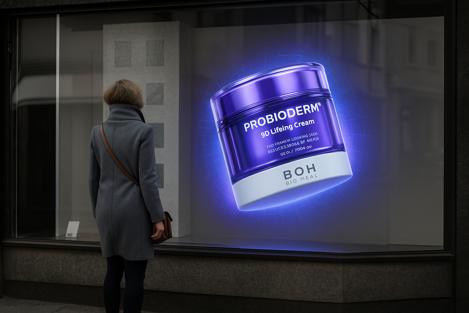 affichage dynamique hologramme