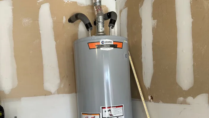 water heater tank in tarrant county, tx garage