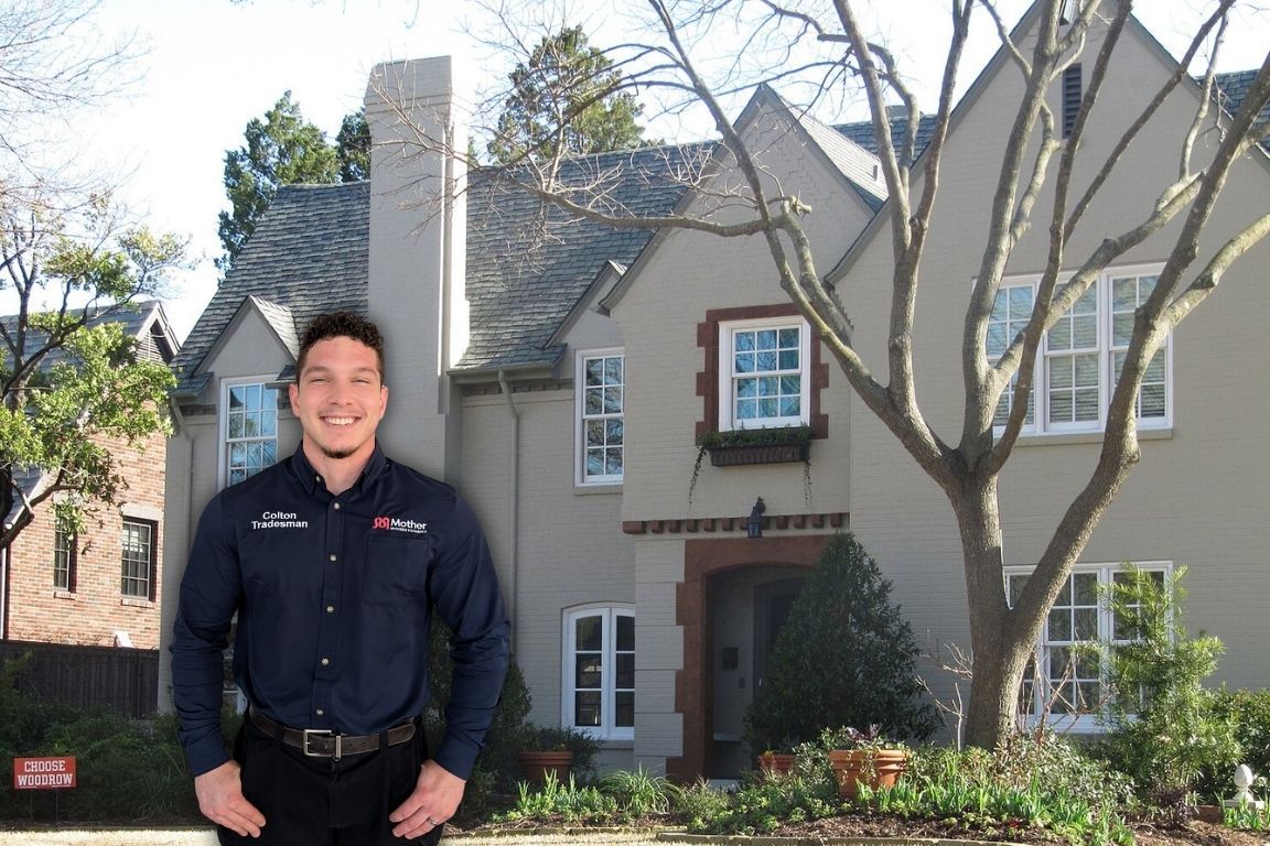 Photo of a uniformed plumber in Lakewood | Dallas, TX from Mother Modern Plumbing standing and smiling