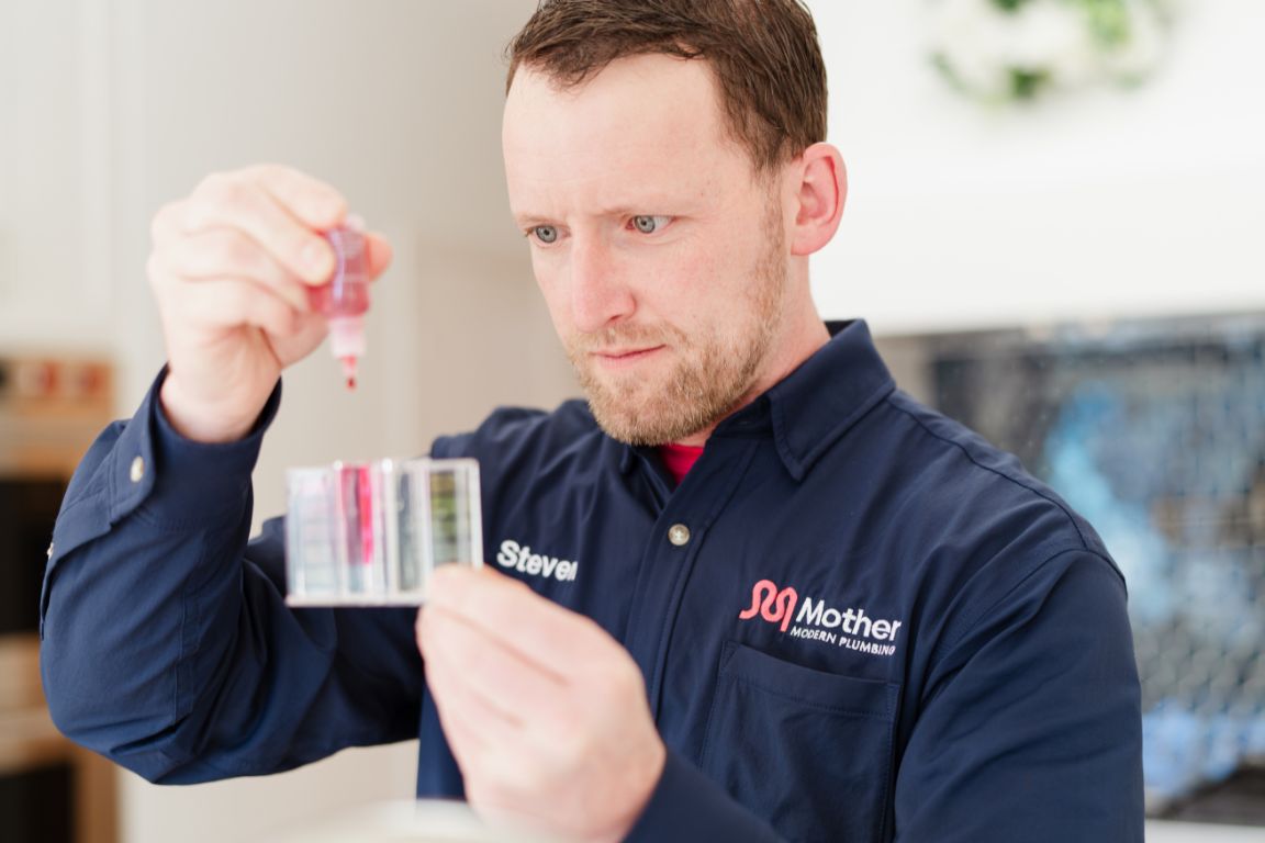 dallas tx water quality inspection in home, mother modern plumbing