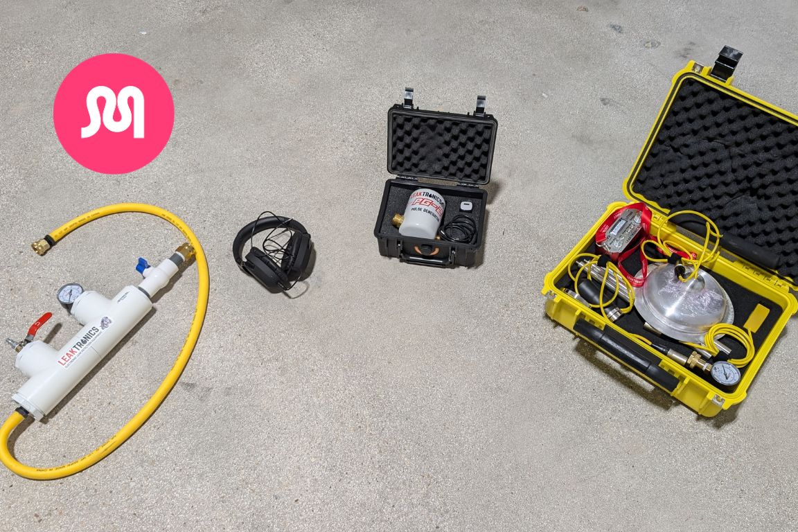 advanced leak detection equipment for underground plumbing leaks