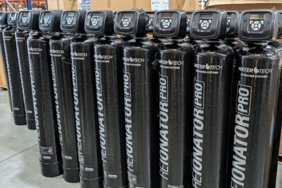 WaterTech water softening and filtration systems for home, modern plumbing for smart homes