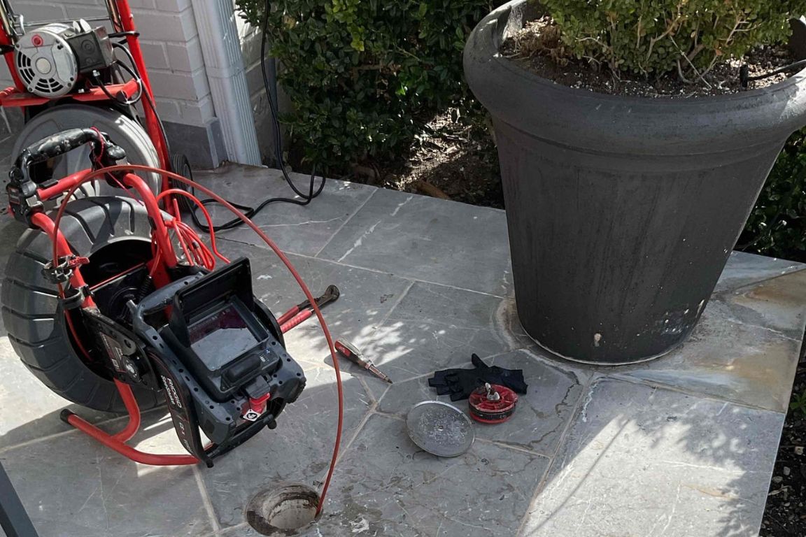 hydro jetting equipment from mother modern plumbing performs sewer line cleaning in plano, tx