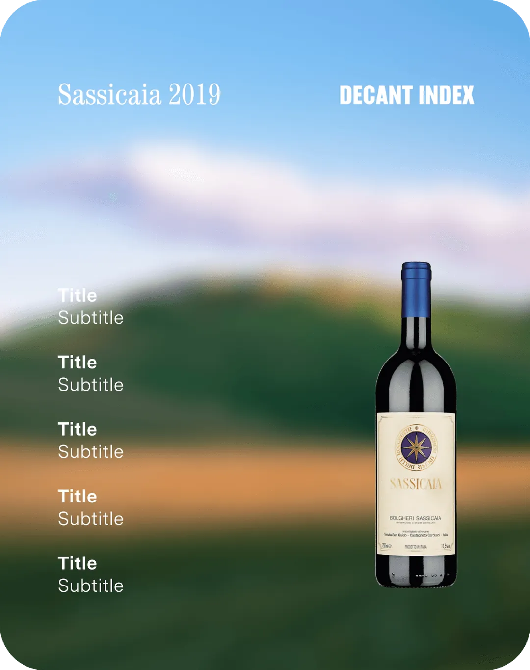 Trade Wine And Sprits