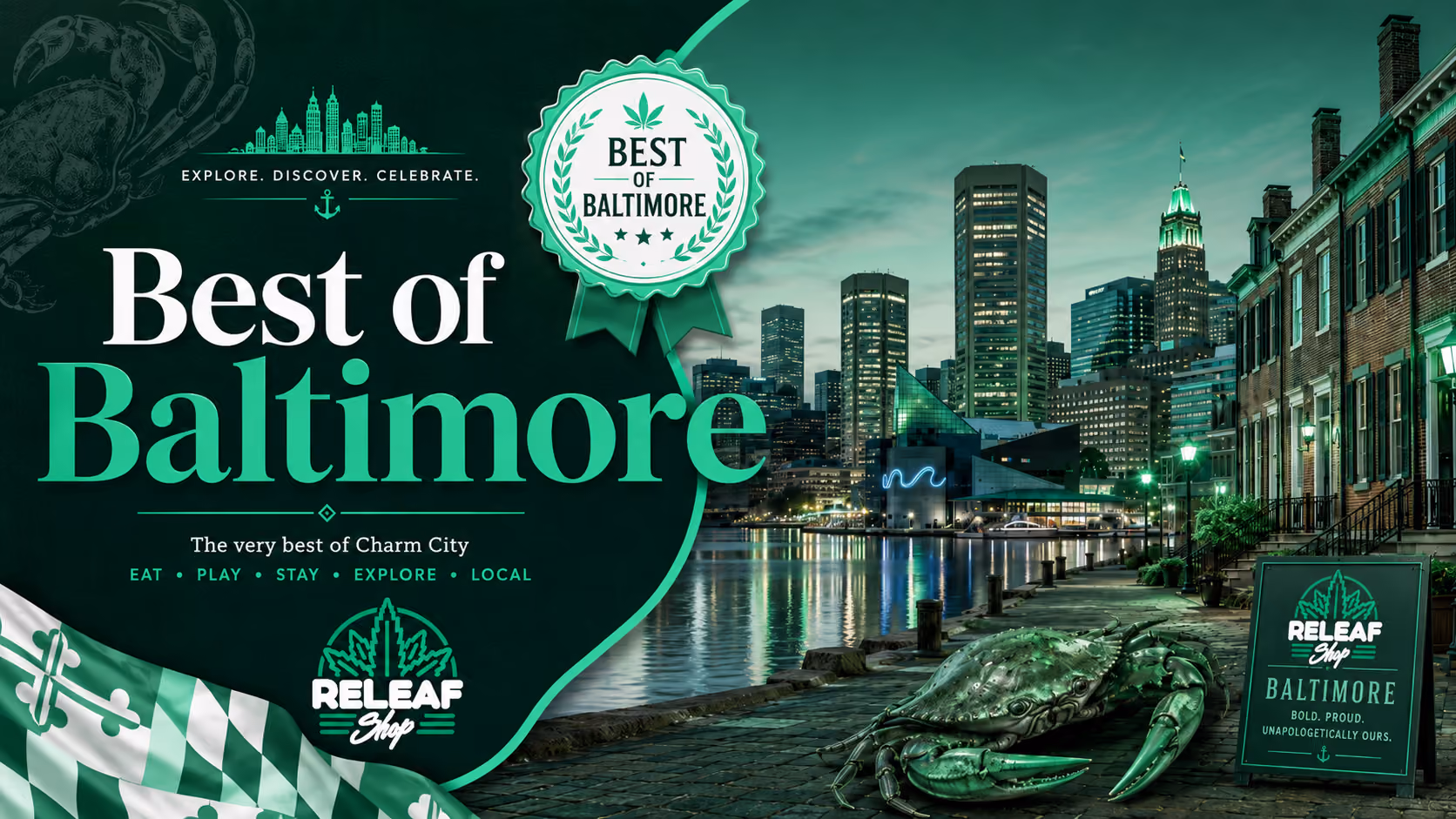 Baltimore cannabis mural illustration — best of Baltimore