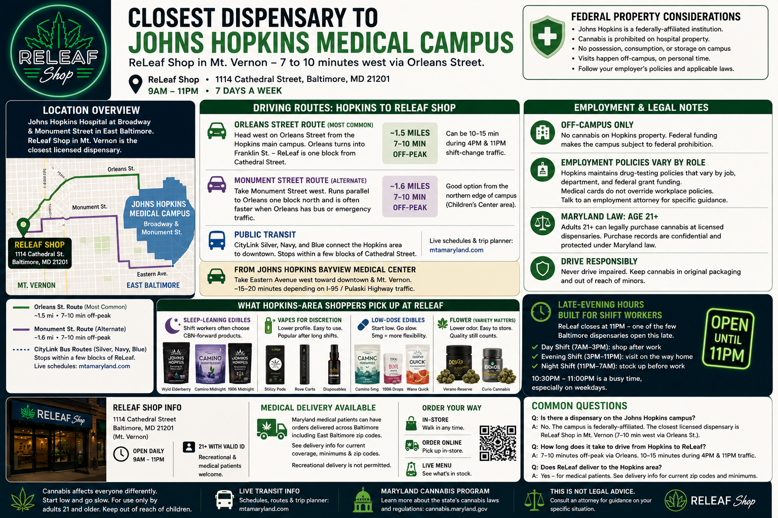 Dispensary Near Johns Hopkins Baltimore
