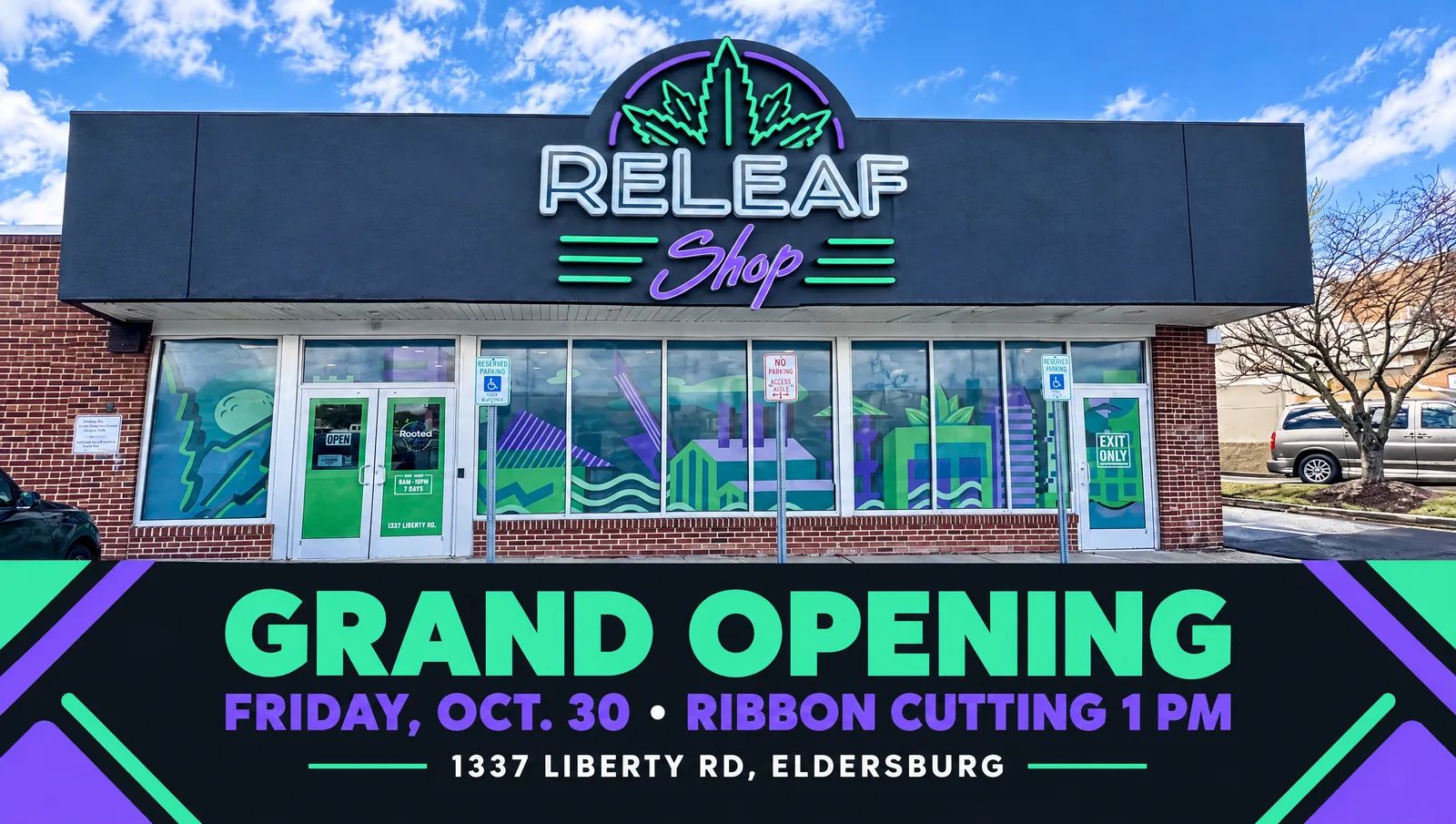 Rooted, a Collaboration with ReLeaf Shop, Celebrates Grand Opening Friday, Oct. 30 in Eldersburg