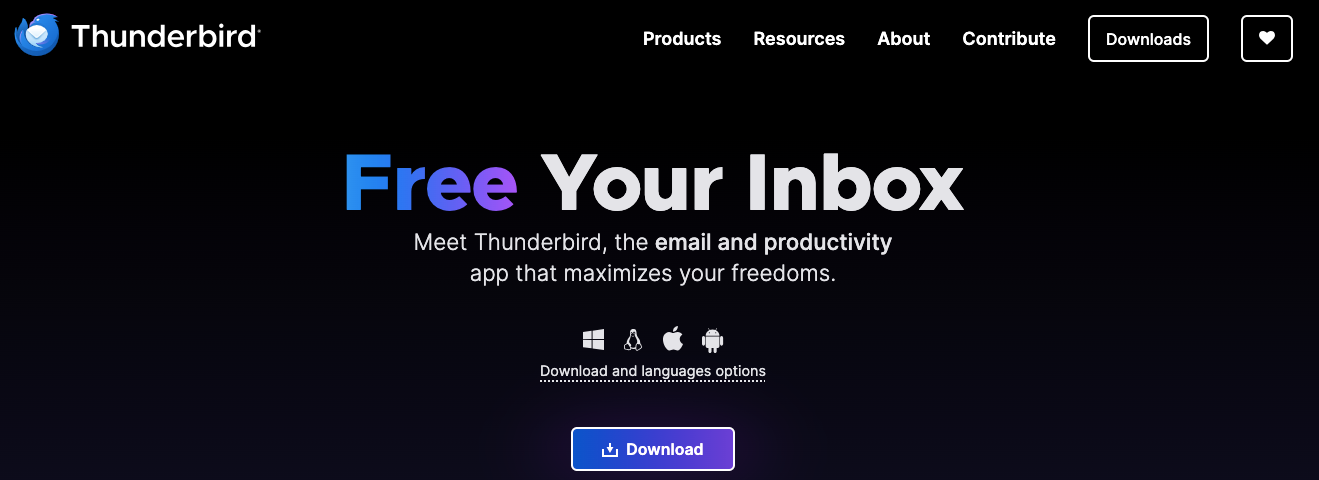 thunderbird, spark alternatives