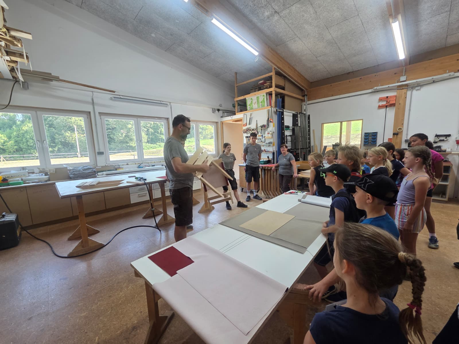 Einschulung in der Werkstatt
