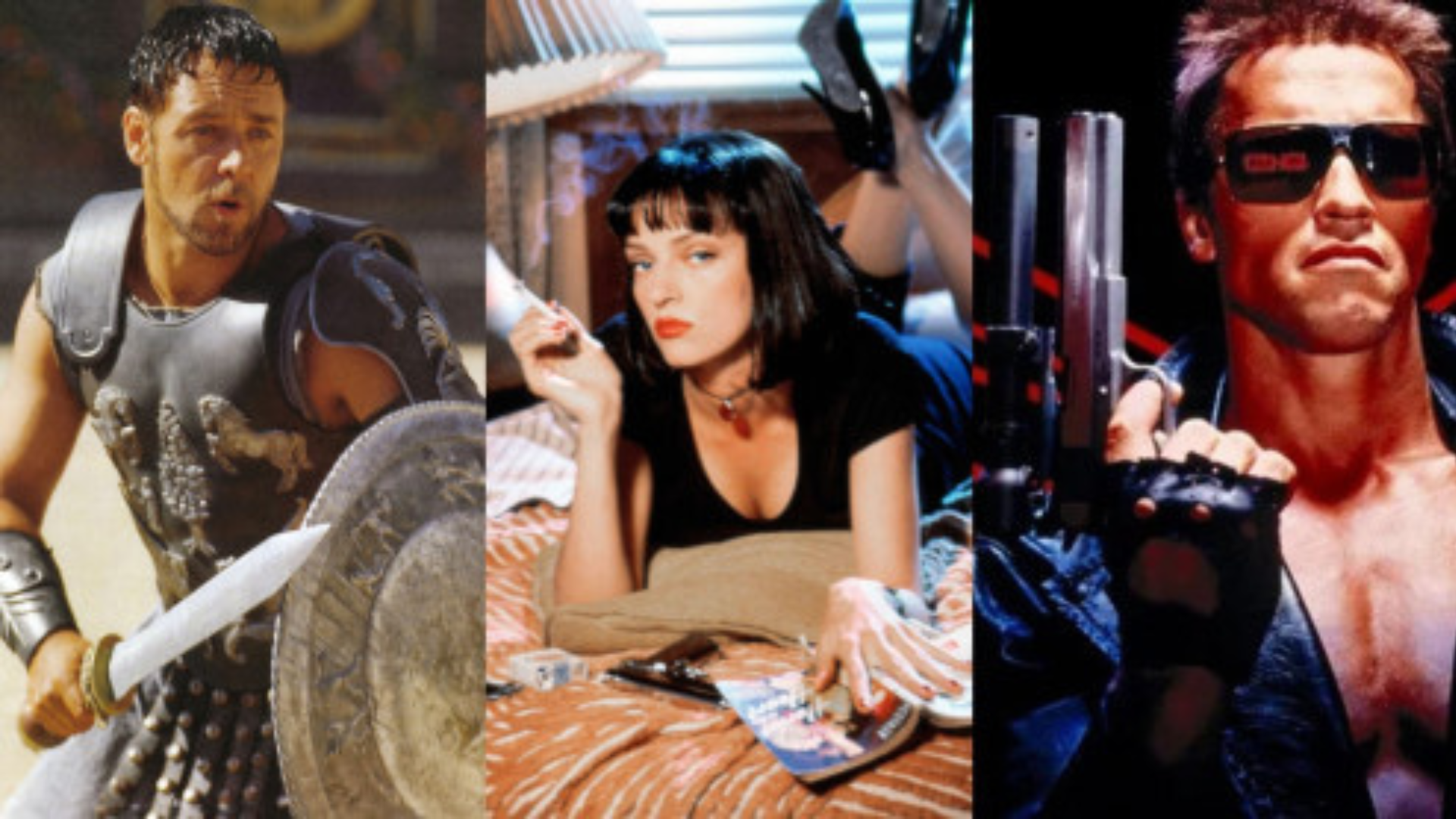 Kendte filmkarakterer fra klassiske film brugt til filmquiz i biografen