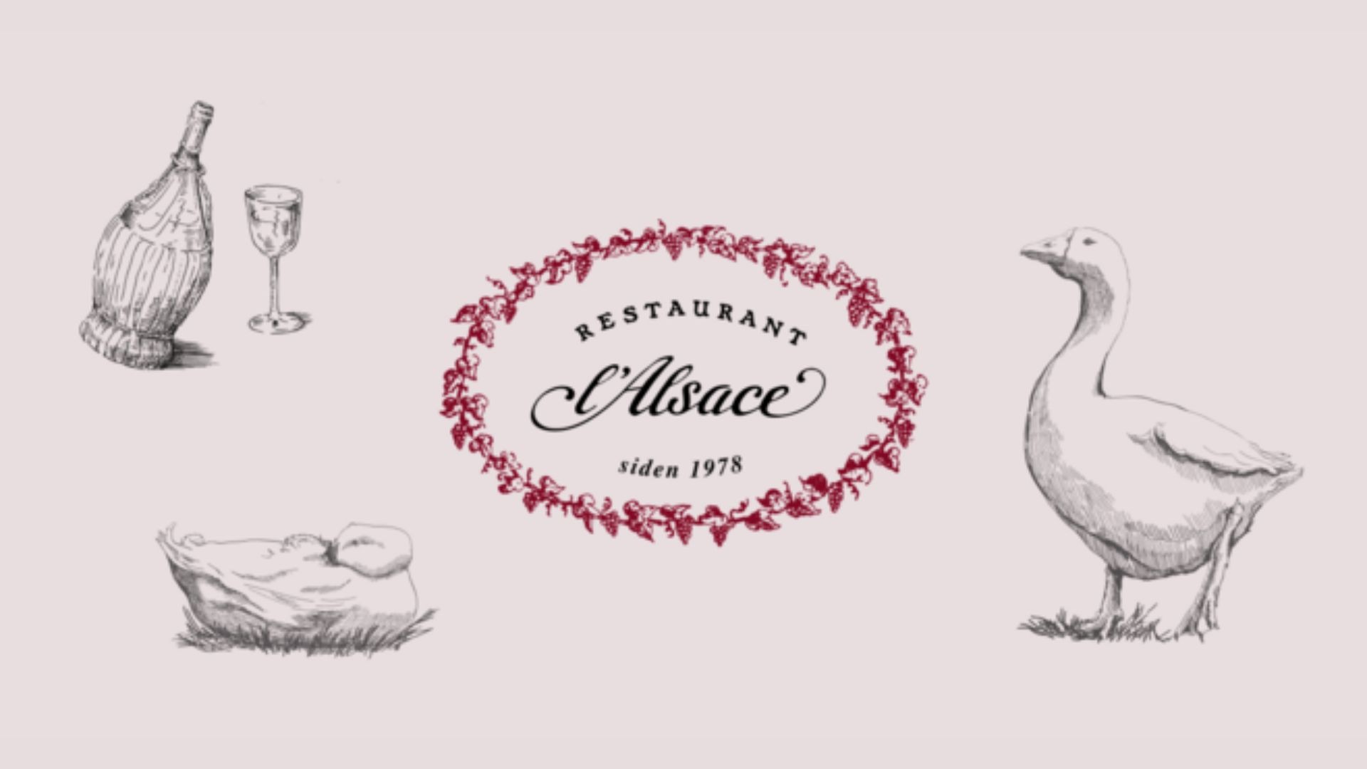 event plakat for gåsens venner på alsace