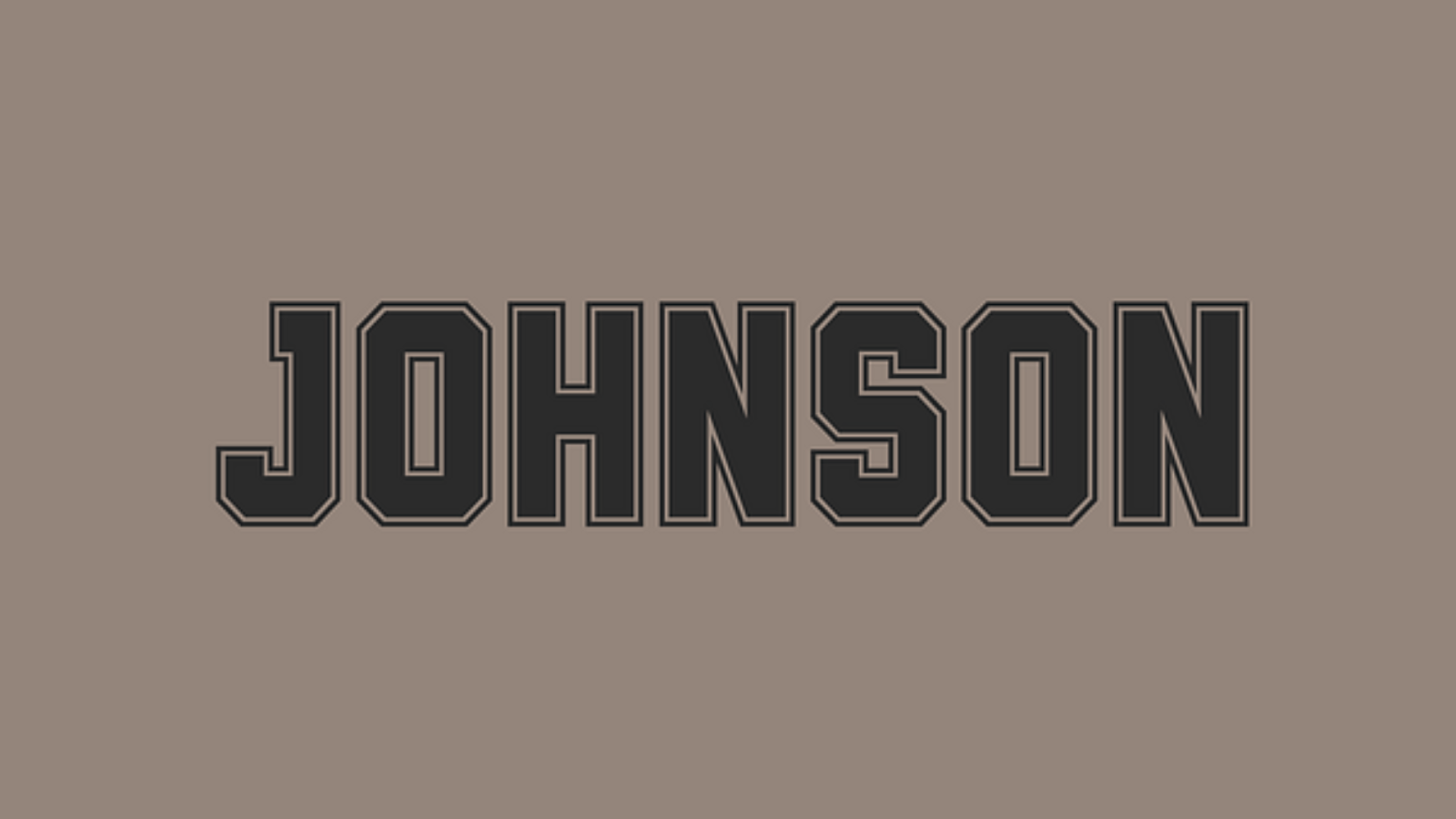 Johnson i blokbogstaver