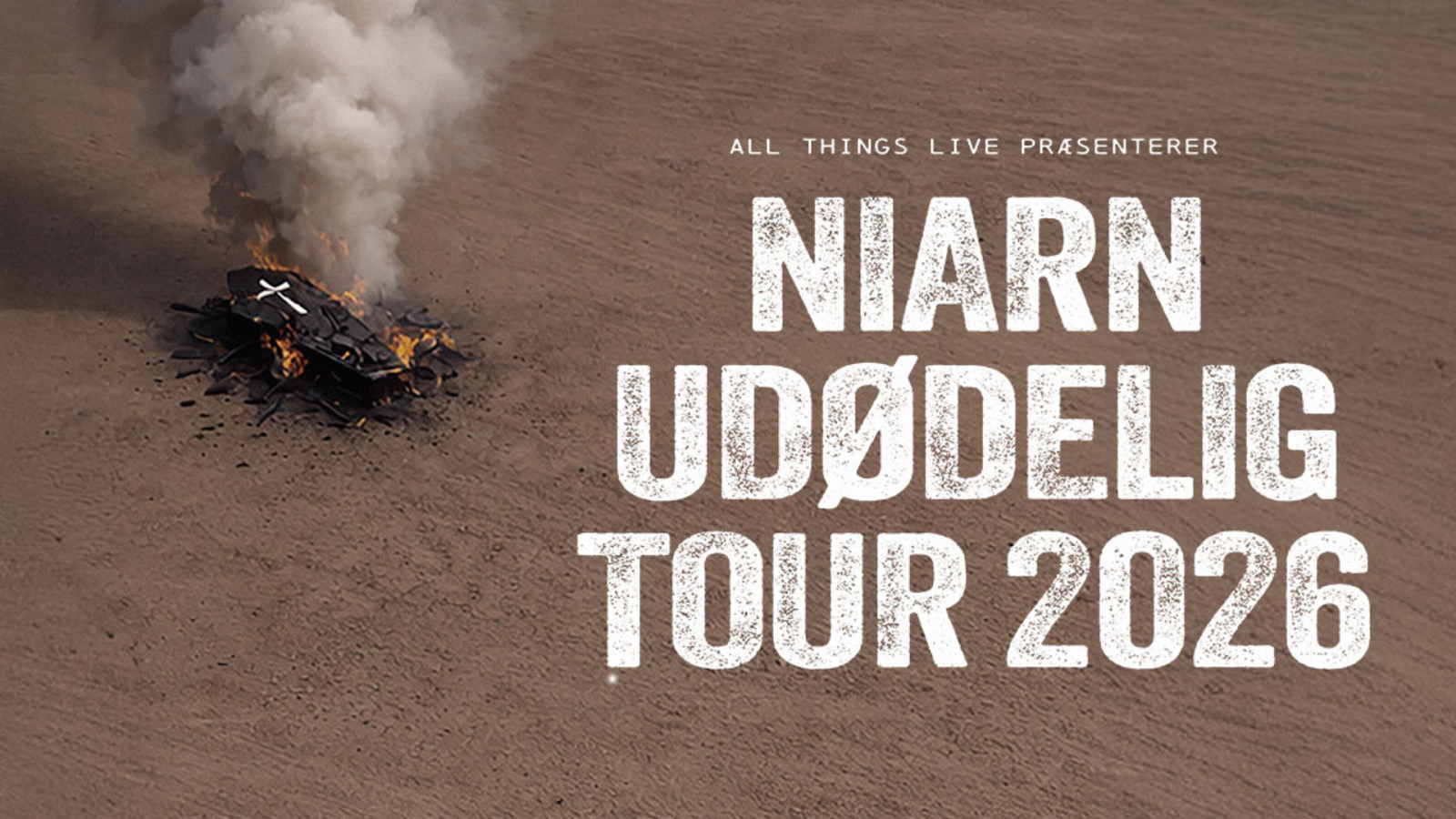 Niarn udødelig tour 2026 show plakat