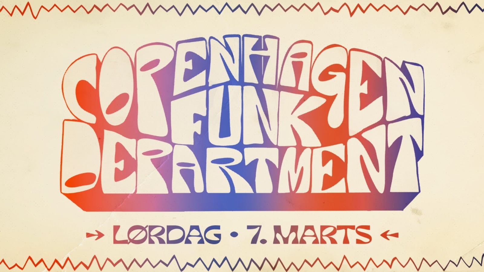 Show plakat for Copenhagen Funk Department