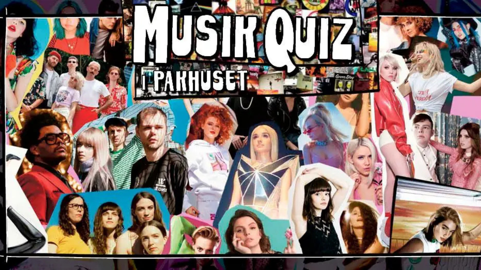 collage billeder af forskellige artister