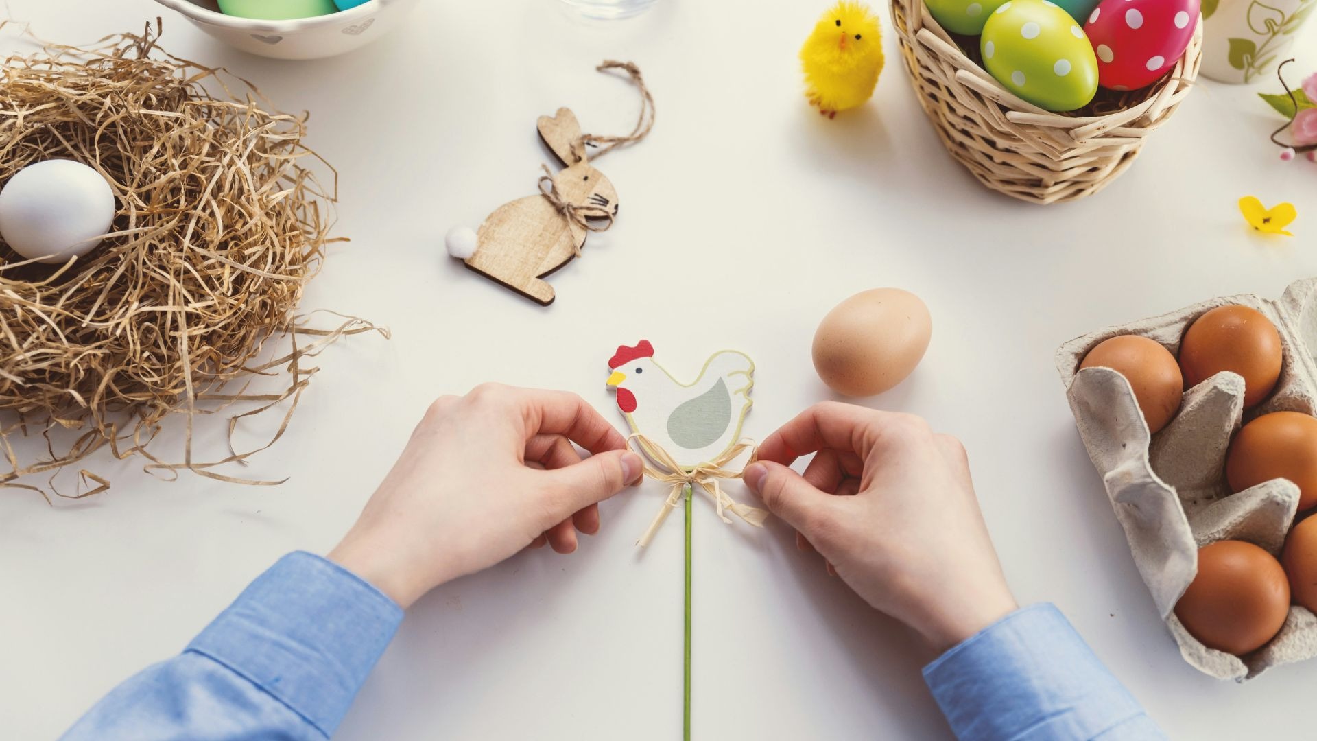 krea workshop med påskeæg