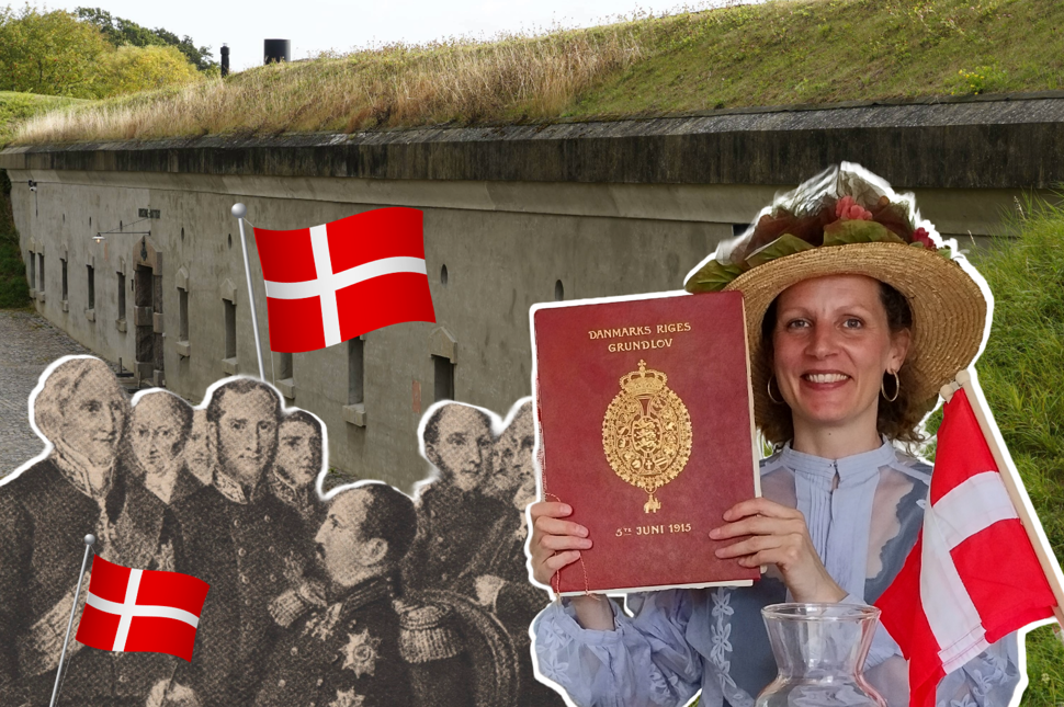 Tag børnene med til grundlovsfejring på Mosede Fort 5. juni 2026. Krea-værksted, ordjagt og fælles grundlovstale. Gratis for børn - se det praktiske her.