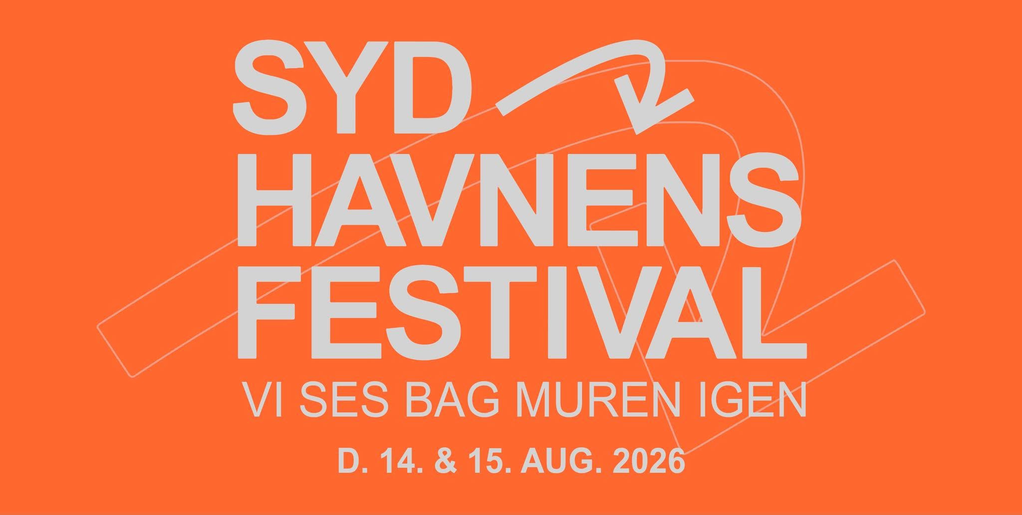 Sydhavnens Festival 2026 er en gratis bydelsfestival i Aarhus Sydhavn 14.-15. august. To dage med musik, kunst, poesi, mad og dans i det gamle industrikvarter.