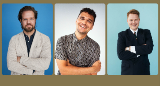 Live@ODEON samler tre af landets skarpeste komikere til comedy i ODEON Store Sal i Odense torsdag den 20. august 2026. Forbered dig på grin. Se billetter.