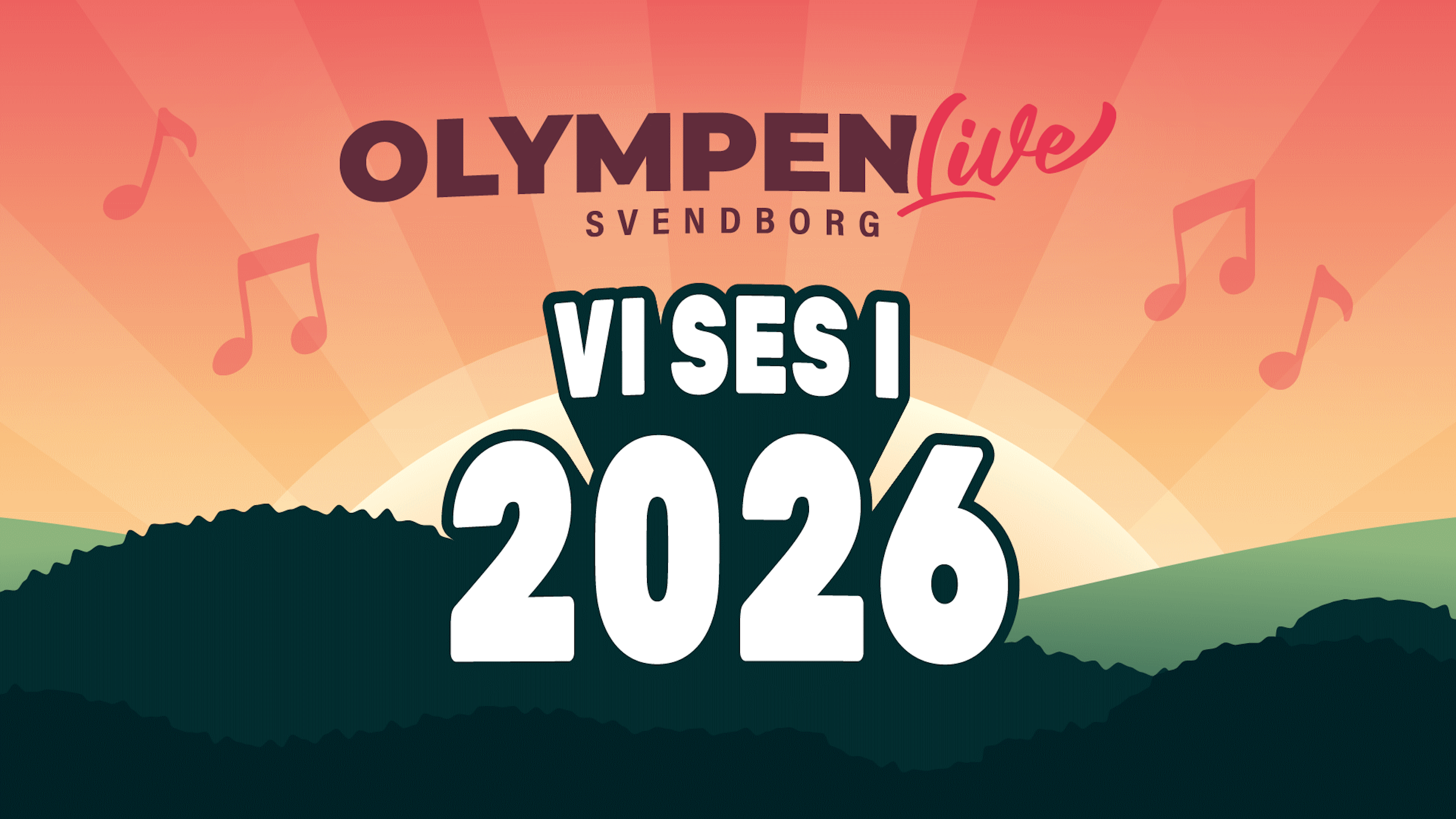 Olympen Live samler livemusik, street food og sydfynsk hygge på amfiscenen i Ollerup lørdag den 22. august 2026. Oplev Danmarks hyggeligste endagsfestival.