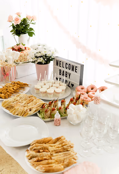 Celebrate the Arrival of Your Little One with Gourmet Catering