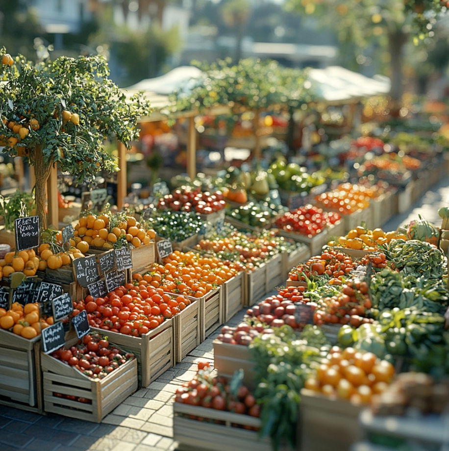 farmers market serving healthy food in los angeles