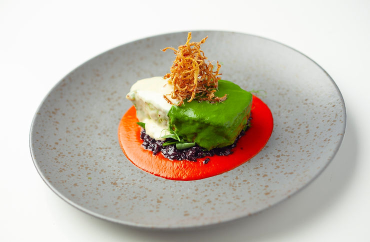  A plated delicacy perfecft for a business dinner 