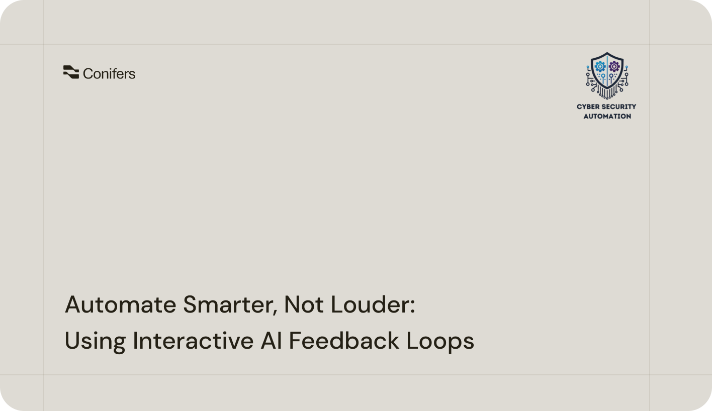 Automate Smarter, Not Louder: Using Interactive AI Feedback Loops